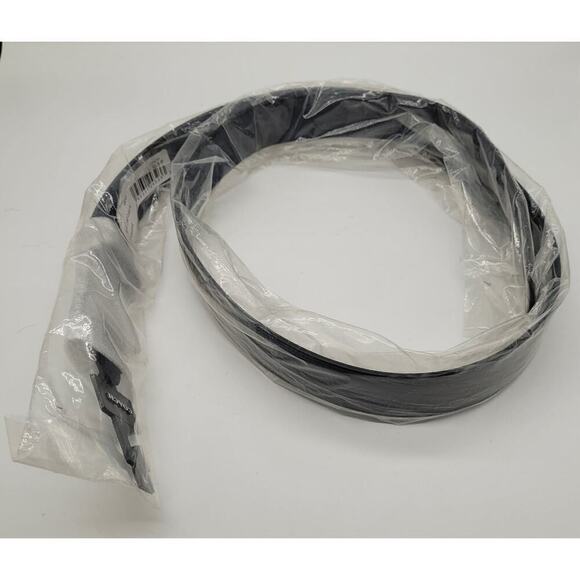 NWT Coach Harness Buckle Cut To Size Reversible Men's Belt 38 Mm Charcoal Black - Picture 4 of 13